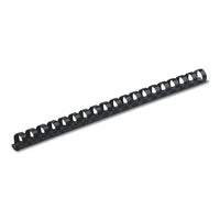 Plastic Comb Bindings, 1-2" Dia, 90 Sheet Capacity, Navy Blue, 100 Combs-pack