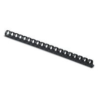 Plastic Comb Bindings, 3-8" Dia, 55 Sheet Capacity, Navy Blue, 100 Combs-pack