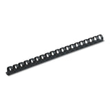 Plastic Comb Bindings, 3-8" Dia, 55 Sheet Capacity, Navy Blue, 100 Combs-pack