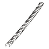 Wire Bindings, 1-4" Diameter, 35 Sheet Capacity, Black, 25-pack