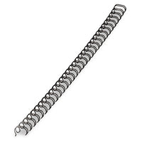 Wire Bindings, 5-16" Diameter, 50 Sheet Capacity, Black, 25-pack