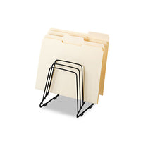 Wire Step File Ii, 5 Sections, Letter To Legal Size Files, 7.25" X 6" X 8.25", Black