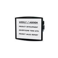 Partition Additions Dry Erase Board, 15 3-8 X 13 1-4, Dark Graphite Frame