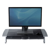 Office Suites Premium Monitor Riser, 27 X 14 X 4 1-4, Black-silver