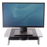 Standard Monitor Riser, 19 7-8 X 14 1-16 X 6 1-2, Black-silver