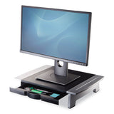 Standard Monitor Riser, 19 7-8 X 14 1-16 X 6 1-2, Black-silver