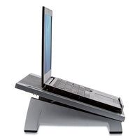 Office Suites Laptop Riser, 15 1-8 X 11 3-8 X 4 1-2-6 1-2, Black-silver