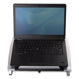 Office Suites Laptop Riser, 15 1-8 X 11 3-8 X 4 1-2-6 1-2, Black-silver