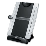 Office Suites Desktop Copyholder, Plastic, 150 Sheet Capacity, Black-silver