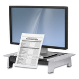 Monitor Riser Plus, 19 7-8 X 14 1-16 X 6 1-2, Black-silver