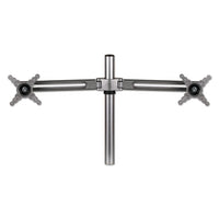 Lotus Dual-monitor Arm Kit For Two Monitors Up To 26" And 13 Lbs, Silver