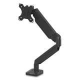Platinum Series Single Monitor Arm, Up To 30", Up To 20 Lbs, Clamp-grommet, Black