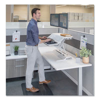 Lotus Dx Sit-stand Workstation, 32.75w X 24.25d X 22.5h, White