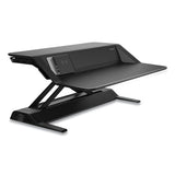 Lotus Dx Sit-stand Workstation, 32.75w X 24.25d X 22.5h, Black