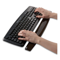 Gel Crystals Keyboard Wrist Rest, 18.5" X 2.25", Black