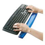 Gel Crystals Keyboard Wrist Rest, 18.5" X 2.25", Blue