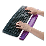 Gel Crystals Keyboard Wrist Rest, 18.5" X 2.25", Purple