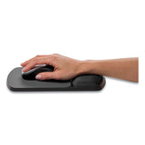 Gel Mouse Pad With Wrist Rest, 6.25" X 10.12", Graphite-platinum