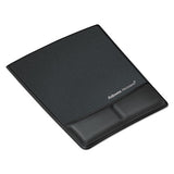 Ergonomic Memory Foam Wrist Rest W-attached Mouse Pad, Black