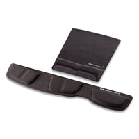 Memory Foam Wrist Support W-attached Mouse Pad, Graphite