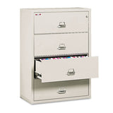 Two-drawer Lateral File, 37.5w X 22.13d X 27.75h, Ul Listed 350°, Letter-legal, Parchment