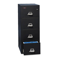 Four-drawer Vertical Legal File, 20.81w X 31.56d X 52.75h, Ul 350° For Fire, Parchment