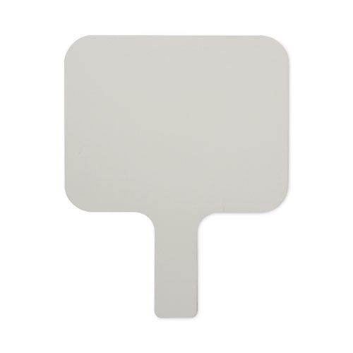 Dry Erase Paddle, 9.75 X 8, White, 12-pack