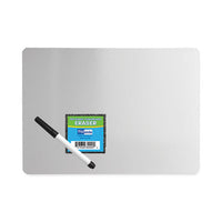 Dry Erase Board Set, 12 X 9, White, Black Markers, 12-pack