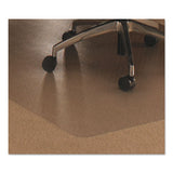 Cleartex Ultimat Chair Mat For High Pile Carpets, 60 X 48, Clear