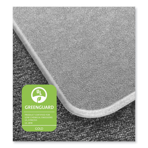 Cleartex Megamat Heavy-duty Polycarbonate Mat For Hard Floor-all Carpet, 46 X 60, Clear