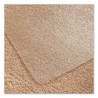 Cleartex Ultimat Polycarbonate Chair Mat For Low-medium Pile Carpet, 48 X 53, Clear