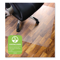 Cleartex Ultimat Polycarbonate Chair Mat For Hard Floors, 48 X 53, Clear