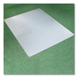 Ecotex Polypropylene Rectangular Chair Mat For Carpets, 29 X 46, Translucent
