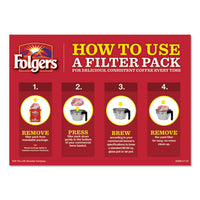 Coffee Filter Packs, Decaffeinated Classic Roast, 9-10oz, 40-carton