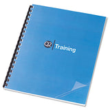 Clear View Presentation Binding System Cover, 11 X 8 1-2, Clear, 100-box