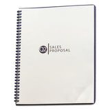 Proclick Pre-punched Clear Binding System Cover, Letter, 25-pack