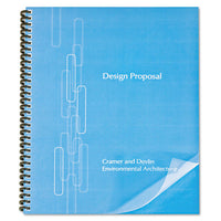 Proclick Pre-punched Presentation Covers, 11 X 8 1-2, Black, 25-pack