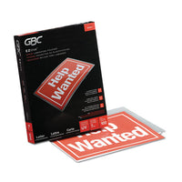 Ezuse Thermal Laminating Pouches, 7 Mil, 9" X 11.5", Gloss Clear, 100-box