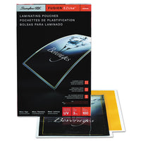 Ezuse Thermal Laminating Pouches, 3 Mil, 11.5" X 17.5", Gloss Clear, 100-box