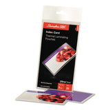 Ultraclear Thermal Laminating Pouches, 5 Mil, 5.5" X 3.5", Gloss Clear, 25-pack