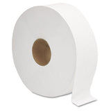 Jrt Jumbo Bath Tissue, Septic Safe, 2-ply, White, 12" Diameter, 1,378 Ft Length, 6-carton