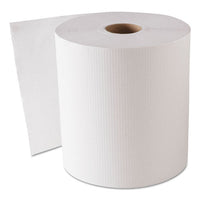 Hardwound Roll Towels, White, 8" X 800 Ft, 6 Rolls-carton