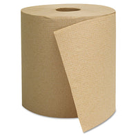 Hardwound Towels, Brown, 1-ply, Brown, 800ft, 6 Rolls-carton