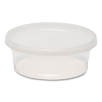 Plastic Deli Containers, 8 Oz, Clear, Plastic, 240/carton