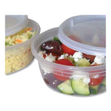 Plastic Deli Containers, 8 Oz, Clear, Plastic, 240/carton
