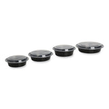 Food Container, 48 Oz, 8.85 X 8.85 X 2.24, Black/clear, Plastic, 150/carton