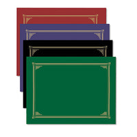 Certificate-document Cover, 12 1-2 X 9 3-4, Navy Blue, 6-pack