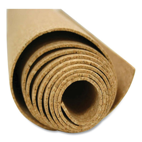 Natural Cork Roll, 0.25" Thick, 144 X 48.5, Natural Brown Surface, Ships In 7-10 Business Days