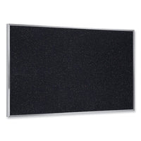 Aluminum-frame Recycled Rubber Bulletin Boards, 36 X 24, Confetti Surface, Satin Aluminum Frame, Ships In 7-10 Business Days