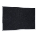 Aluminum-frame Recycled Rubber Bulletin Boards, 36 X 24, Confetti Surface, Satin Aluminum Frame, Ships In 7-10 Business Days